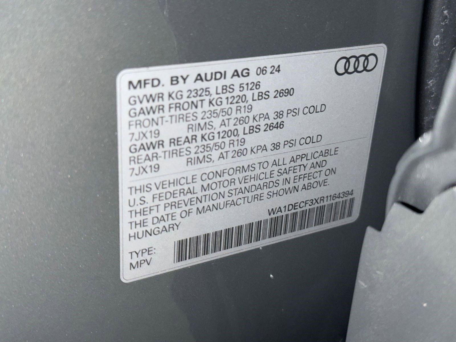 Certified 2024 Audi Q3 2.0T Premium w/ Convenience Package image 20