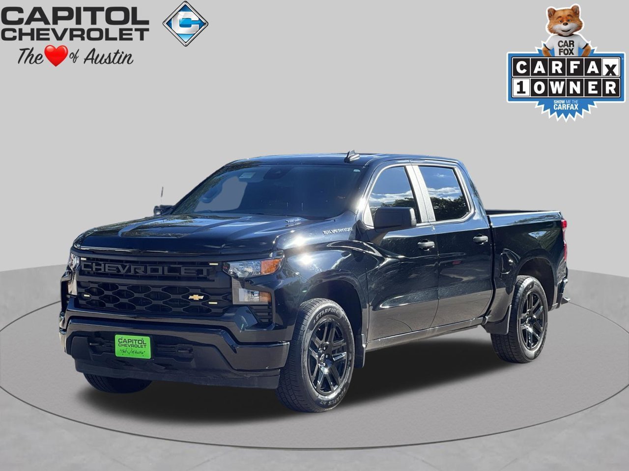 Used 2025 Chevrolet Silverado 1500 Custom w/ LPO, Dark Essentials Package RWD image 1