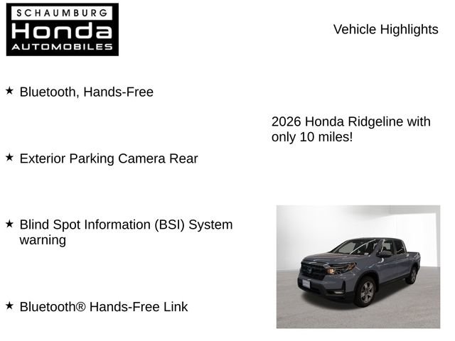 New 2026 Honda Ridgeline RTL image 7