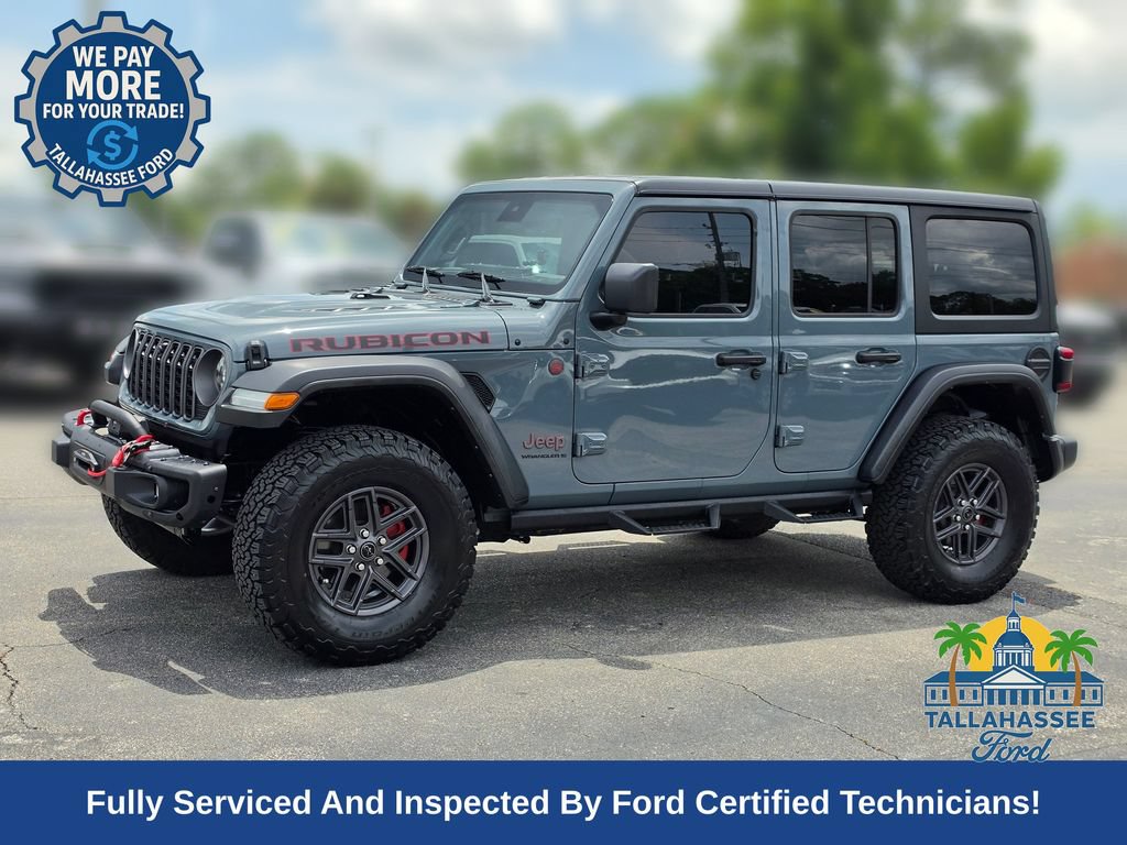 Used 2024 Jeep Wrangler Unlimited Rubicon w/ Technology Group AWD/4WD image 1