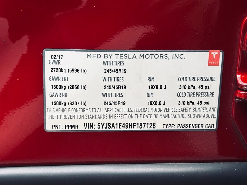 Used 2017 Tesla Model S P100D AWD/4WD image 45