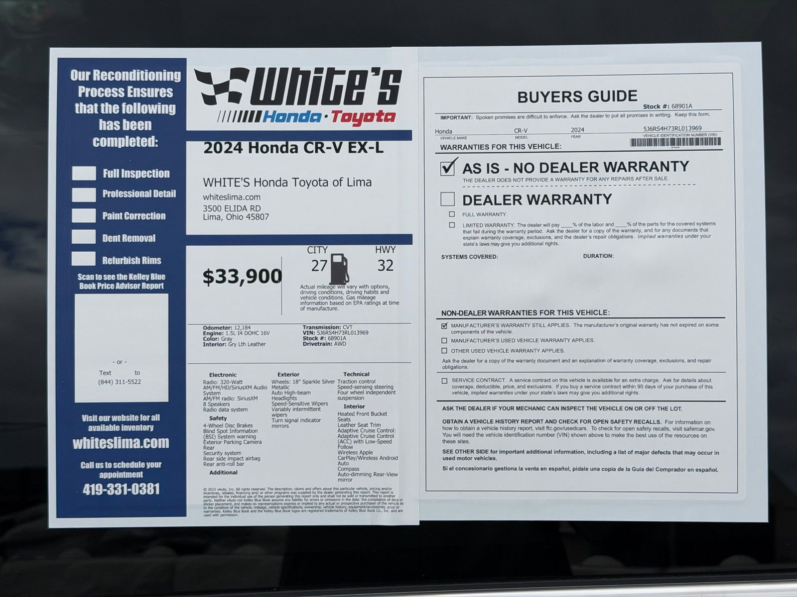 Used 2024 Honda CR-V EX-L image 38