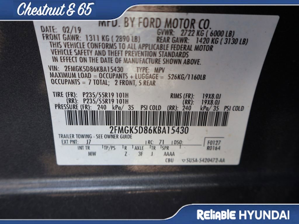 Used 2019 Ford Flex Limited FWD image 25