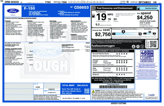 Used 2025 Ford F150 Platinum w/ FX4 Off-Road Package AWD/4WD image 26