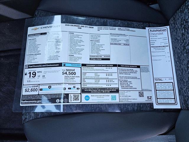 New 2026 Chevrolet Colorado Z71 image 19