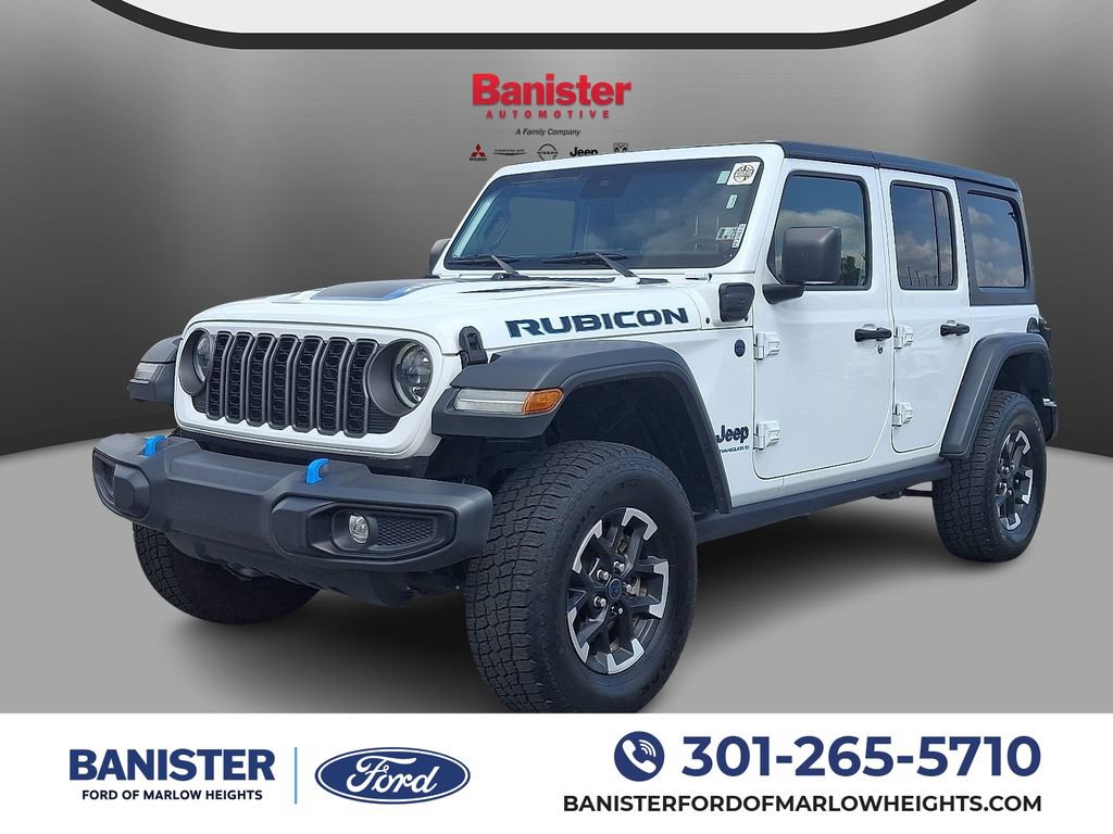 Used 2024 Jeep Wrangler Unlimited Rubicon 4xe AWD/4WD image 1