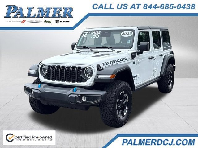 Certified 2025 Jeep Wrangler Unlimited Rubicon 4xe w/ Safety Group