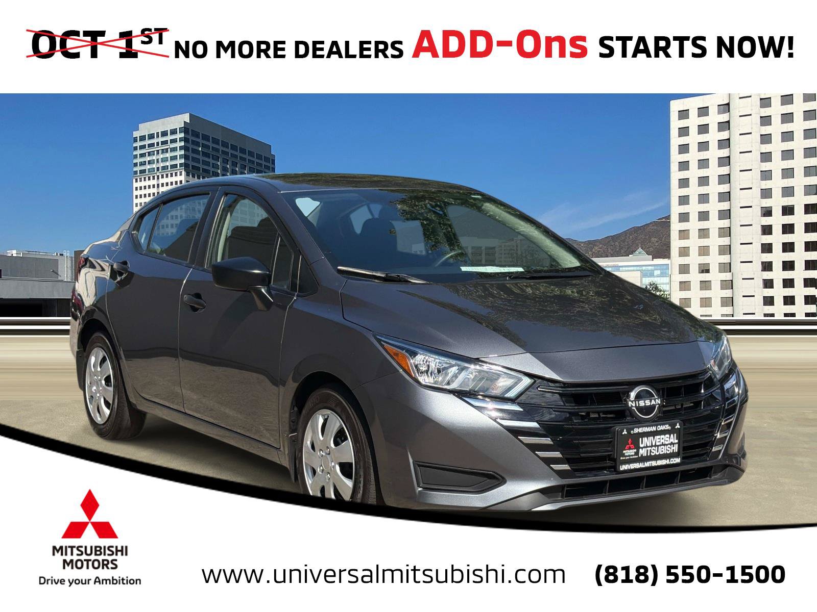 Used 2024 Nissan Versa S w/ Trunk Package