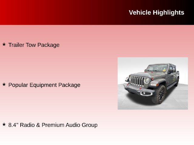 Used 2021 Jeep Gladiator Overland w/ Popular Equipment Package AWD/4WD image 4