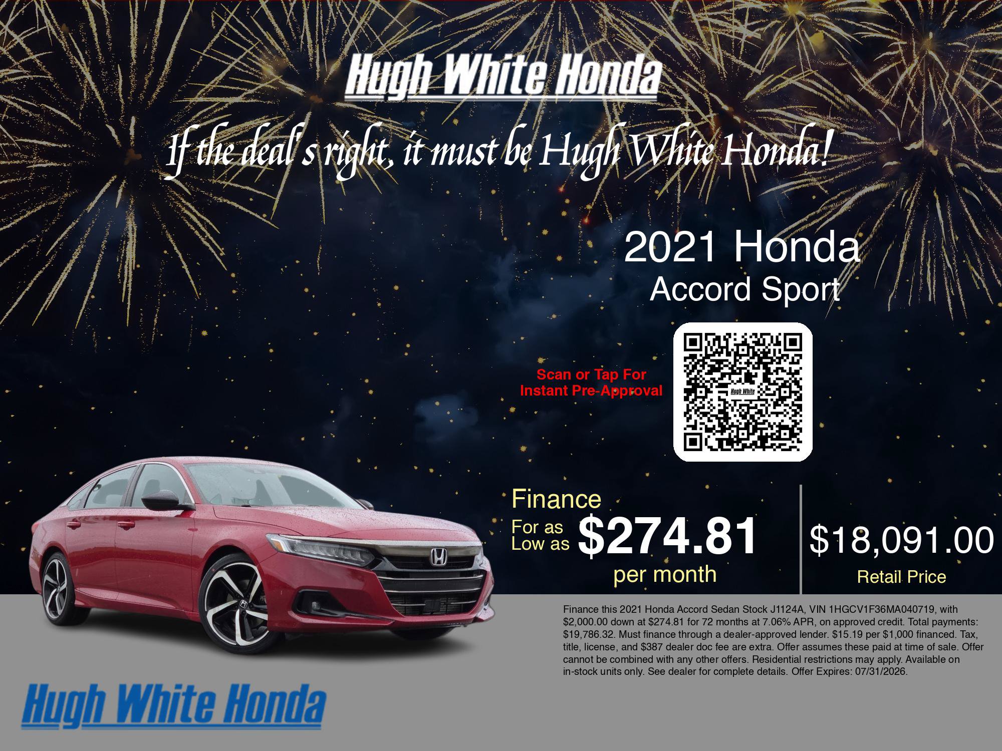 Used 2021 Honda Accord Sport image 3