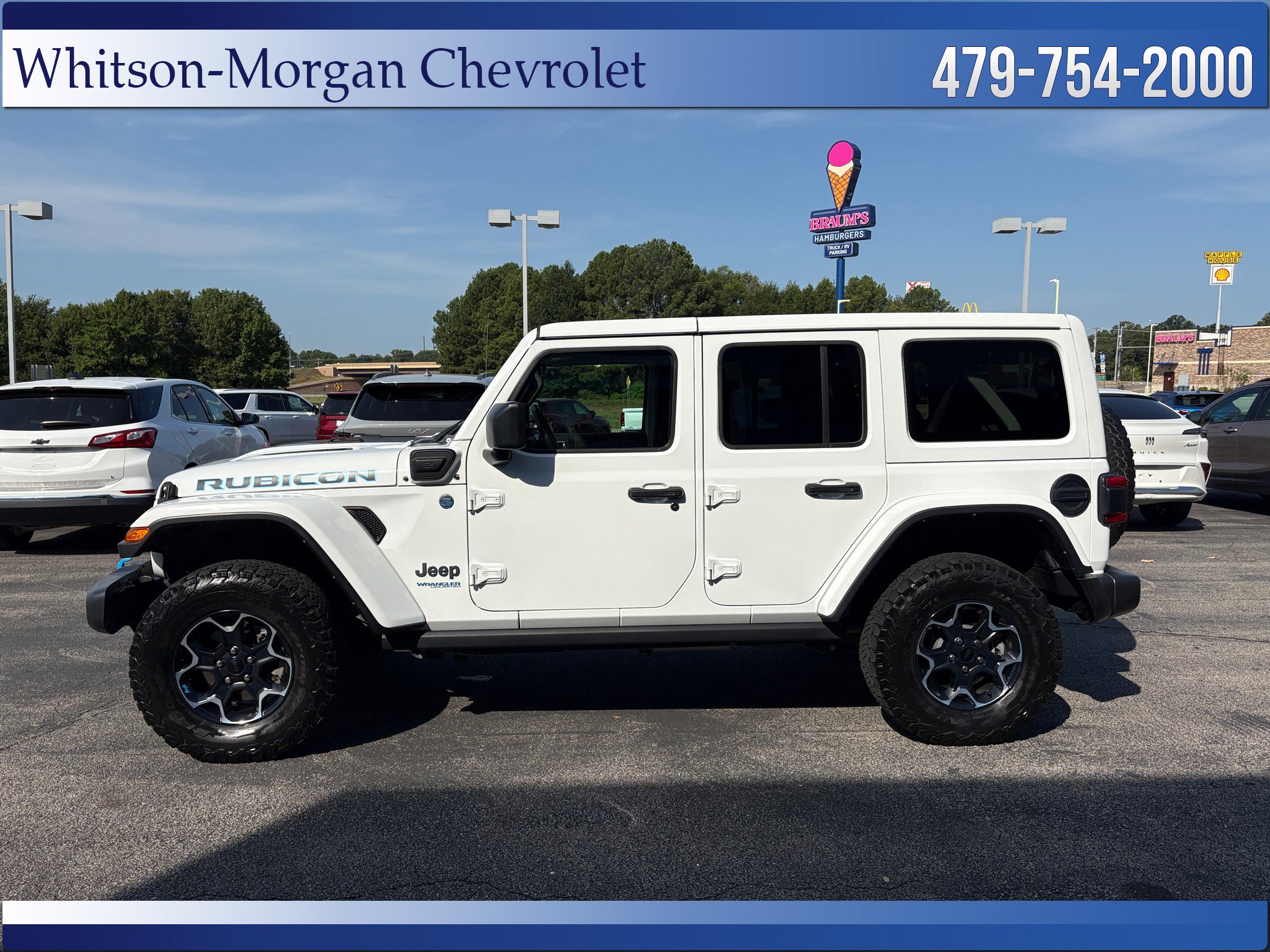 Used 2022 Jeep Wrangler Unlimited Rubicon 4xe w/ Cold Weather Group AWD/4WD image 2