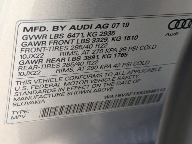 Used 2019 Audi Q8 Premium Plus w/ Premium Plus AWD/4WD image 25