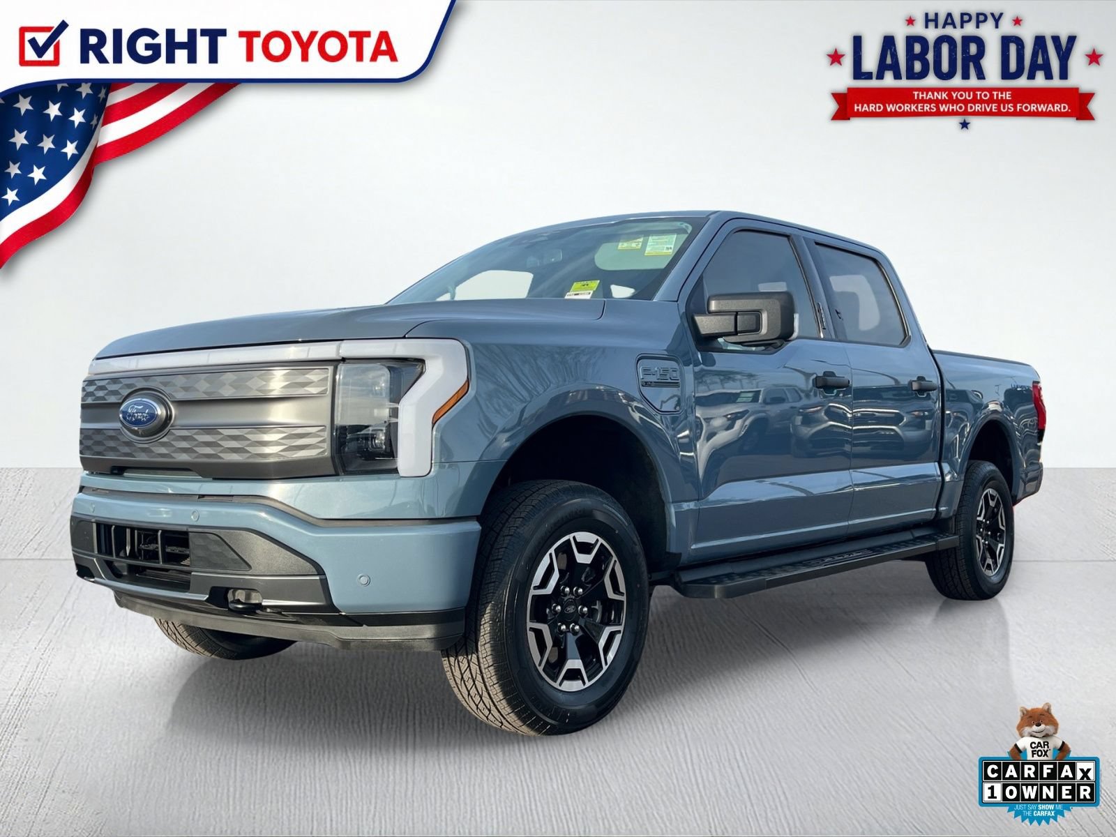 Used 2023 Ford F150 Lightning XLT w/ Tow Technology Package AWD/4WD image 1