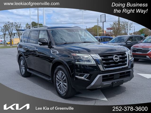 Used 2021 Nissan Armada SL w/ Captain's Chairs Package image 1