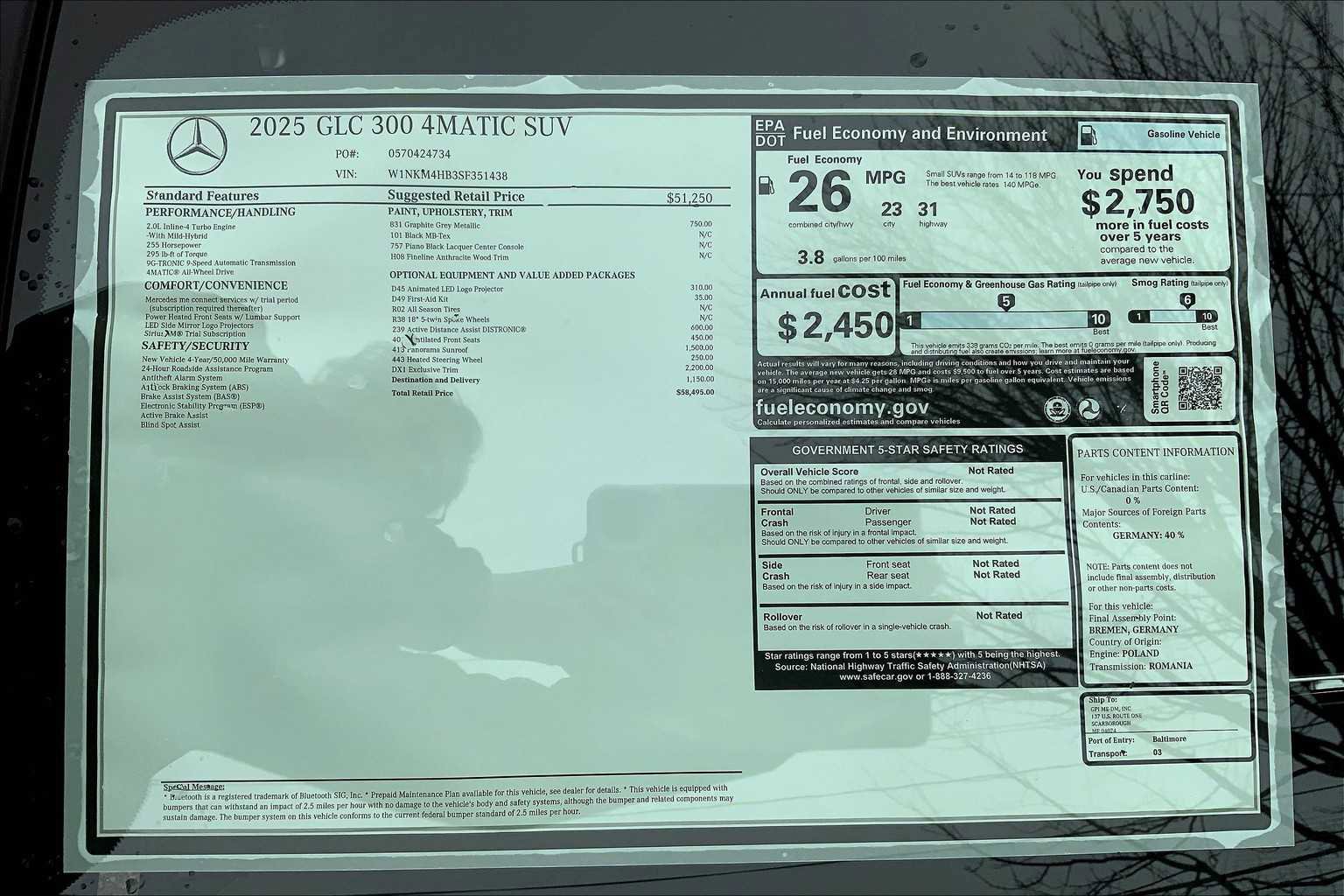 Certified 2025 Mercedes-Benz GLC 300 GLC 300 image 26