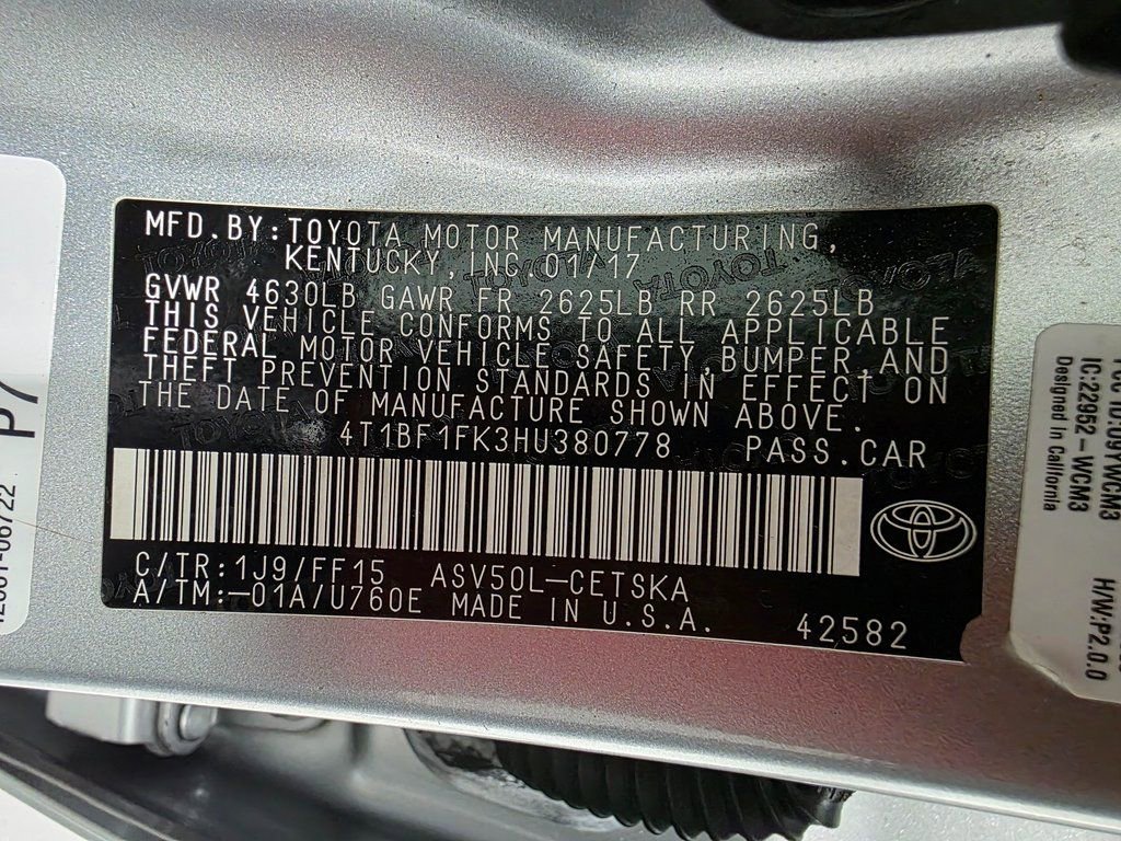 Used 2017 Toyota Camry SE image 34