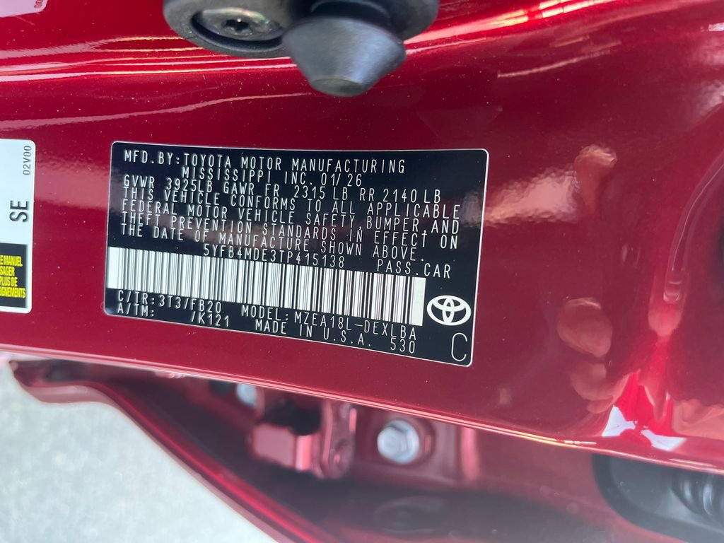 New 2026 Toyota Corolla LE image 28