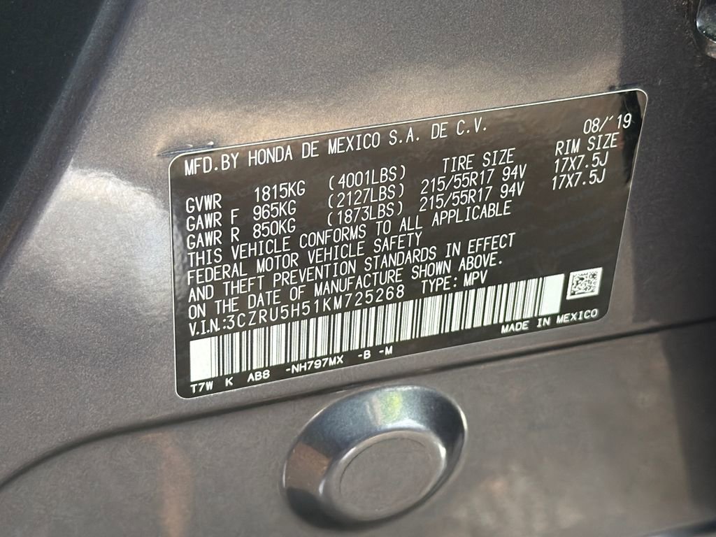 Used 2019 Honda HR-V EX image 34