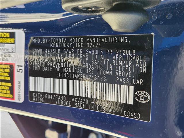 Certified 2024 Toyota Camry LE FWD image 23