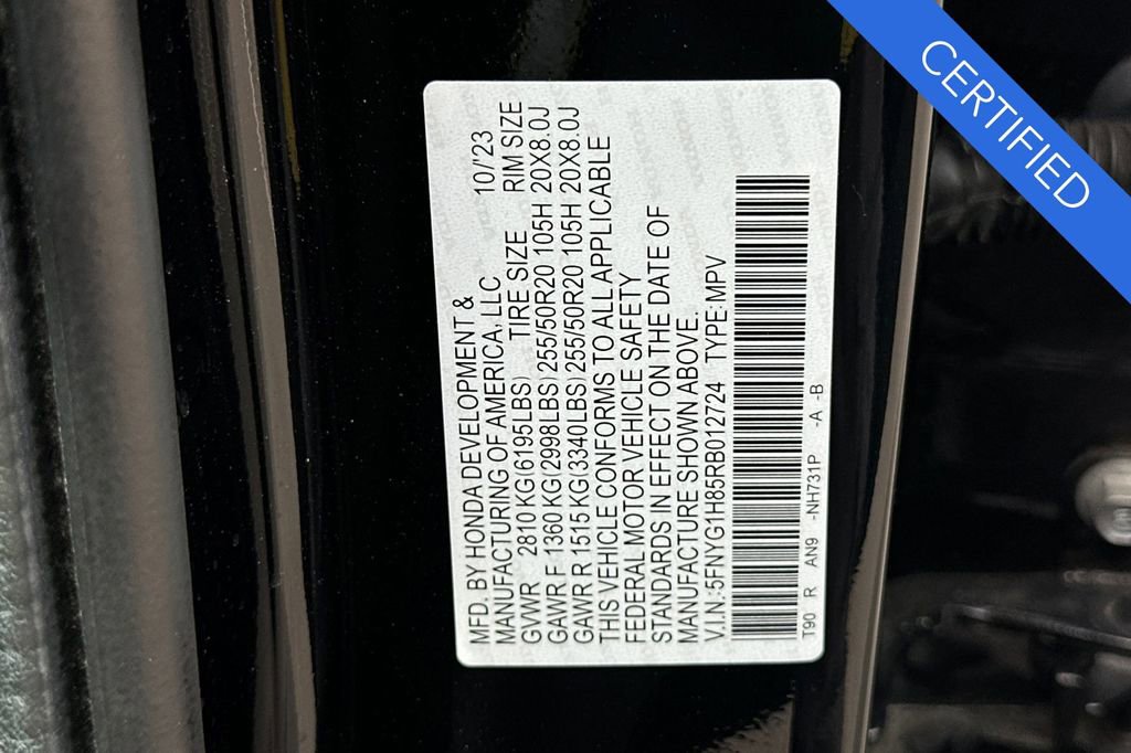 Certified 2024 Honda Pilot Elite image 38