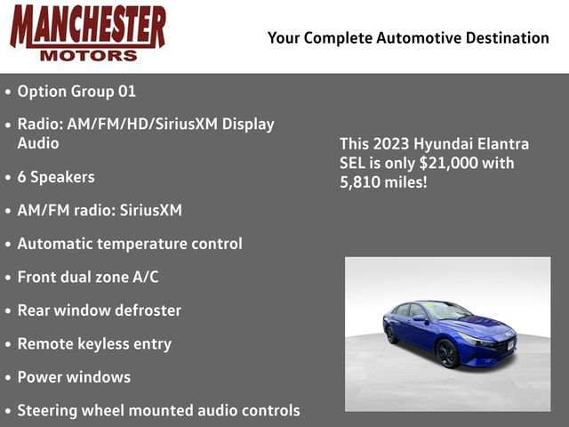 Used 2023 Hyundai Elantra SEL FWD image 2