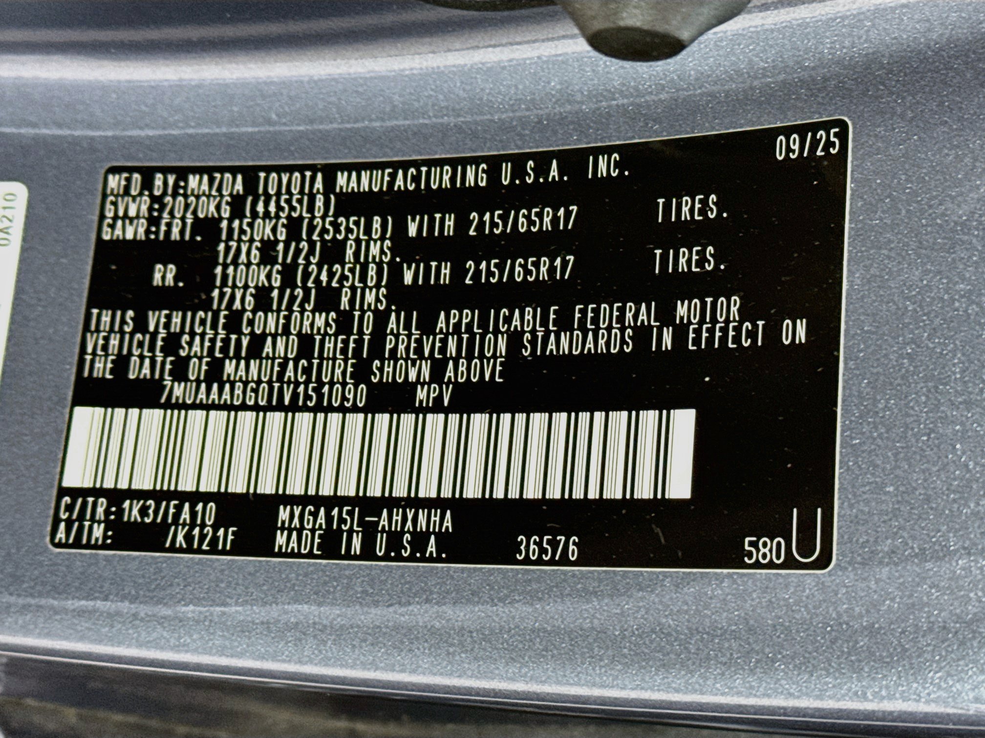 Certified 2026 Toyota Corolla Cross L AWD/4WD image 30
