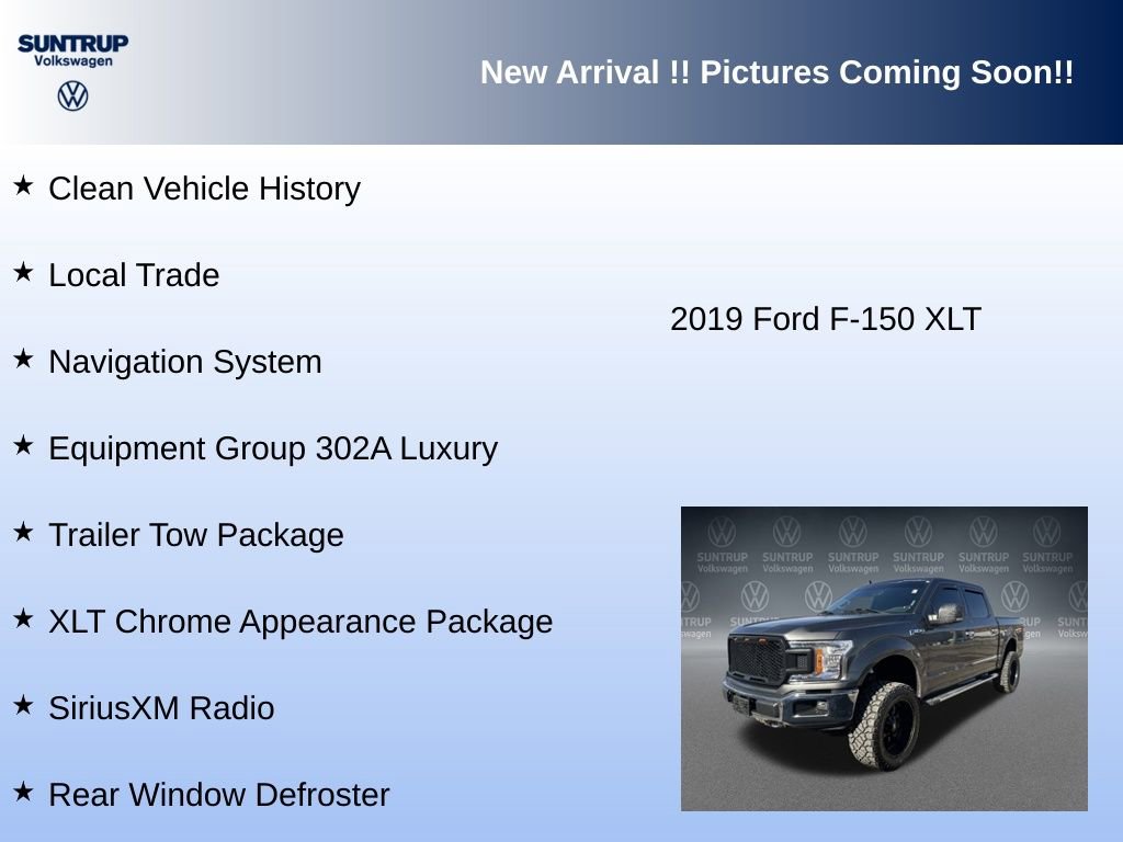 Used 2019 Ford F150 XLT w/ Equipment Group 302A Luxury image 6