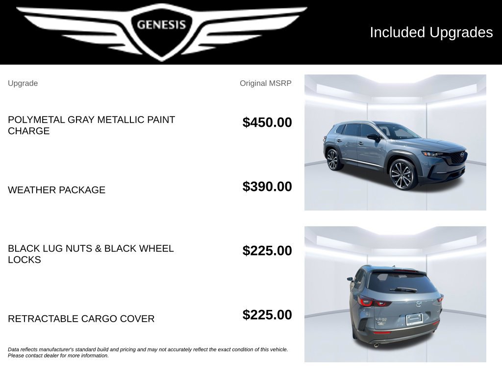 Used 2025 MAZDA CX-50 AWD 2.5 S w/ Weather Package image 2