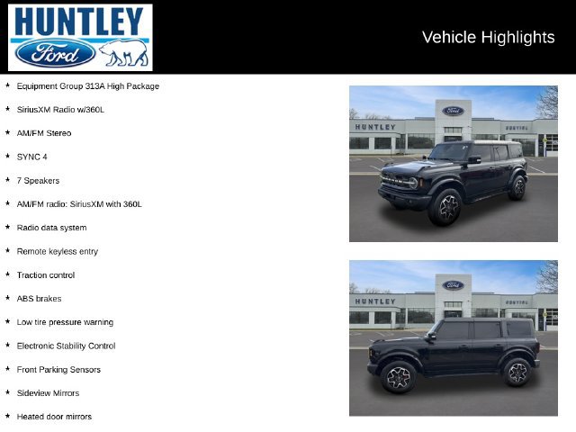 Used 2023 Ford Bronco Outer Banks AWD/4WD image 2