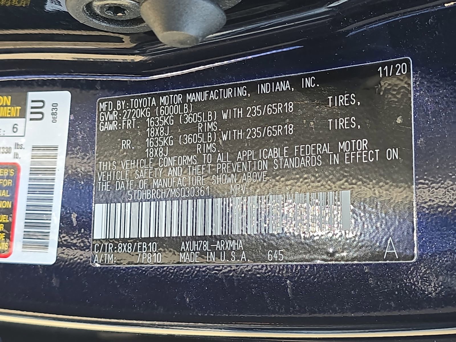 Used 2021 Toyota Highlander XLE image 40