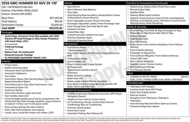 New 2026 GMC Hummer EV SUV image 25