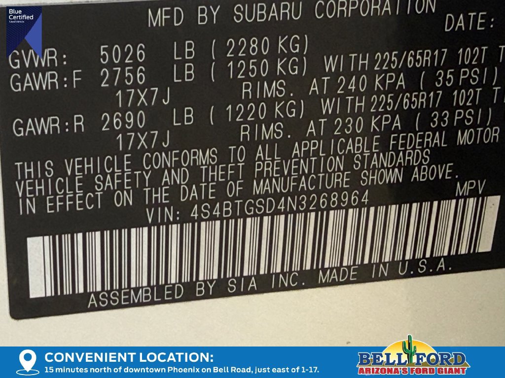 Used 2022 Subaru Outback Wilderness AWD/4WD image 35