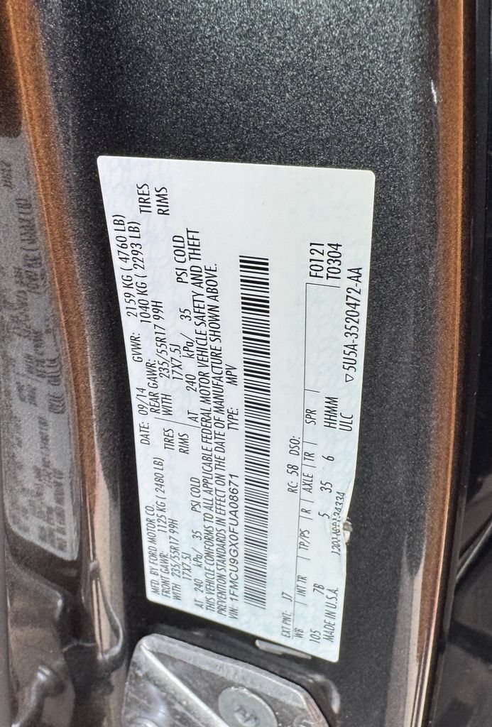 Used 2015 Ford Escape SE w/ Equipment Group 201A AWD/4WD image 30