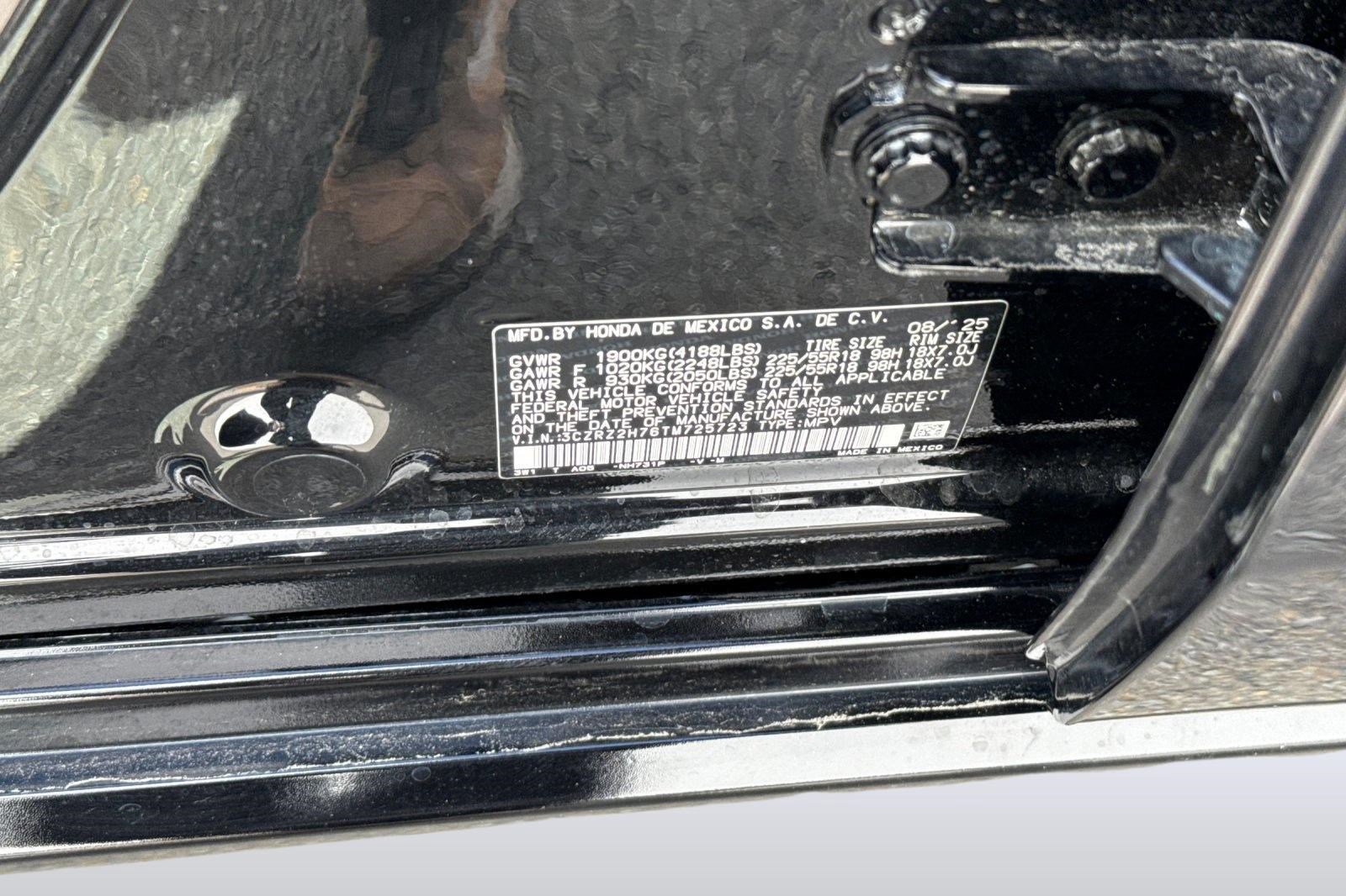 Certified 2026 Honda HR-V EX-L image 19