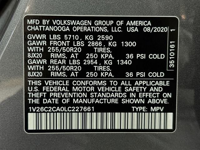 Used 2020 Volkswagen Atlas Cross Sport SE image 33