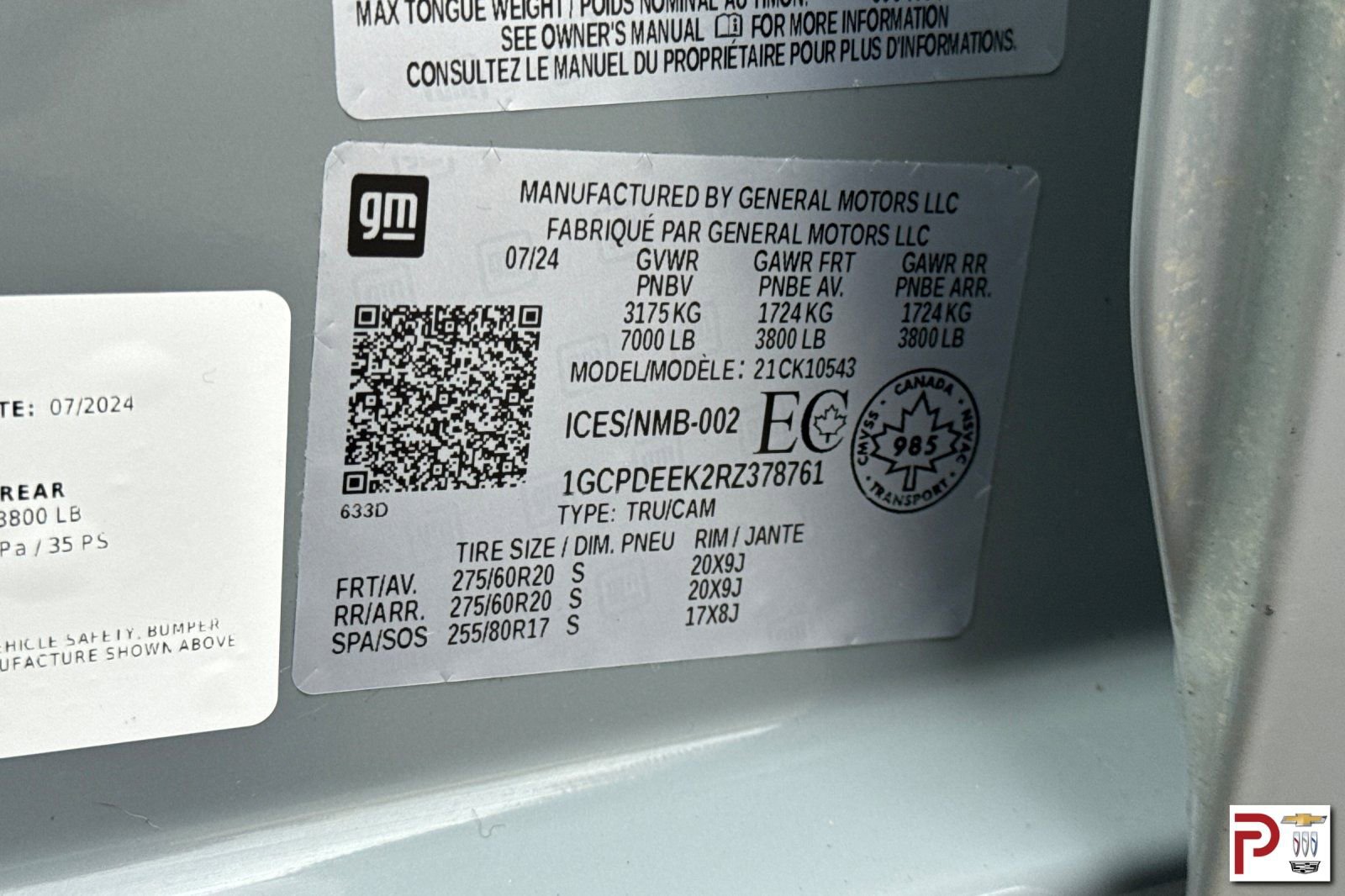 Certified 2024 Chevrolet Silverado 1500 RST w/ LPO, Dark Essentials Package image 31