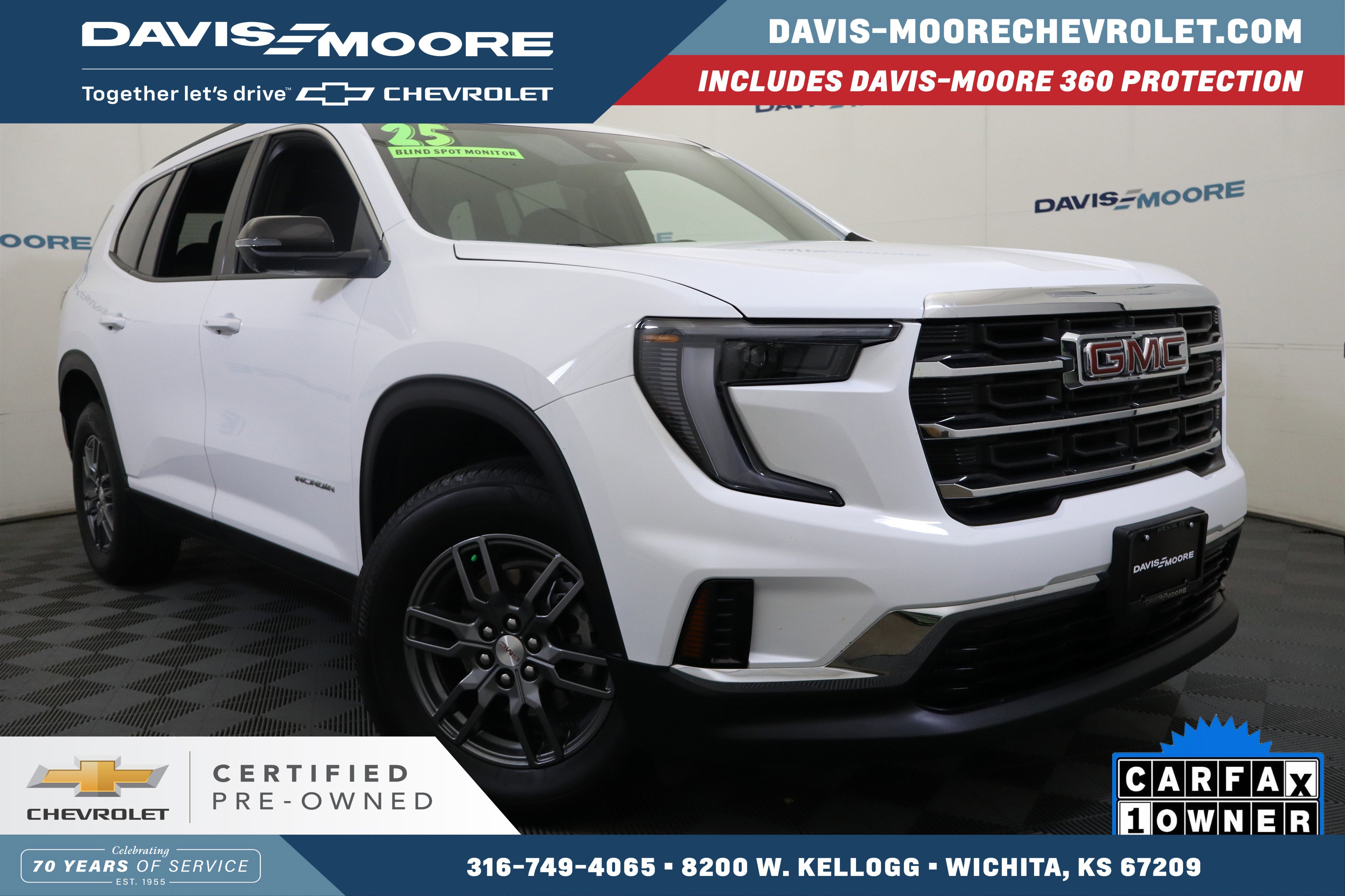 Certified 2025 GMC Acadia Elevation