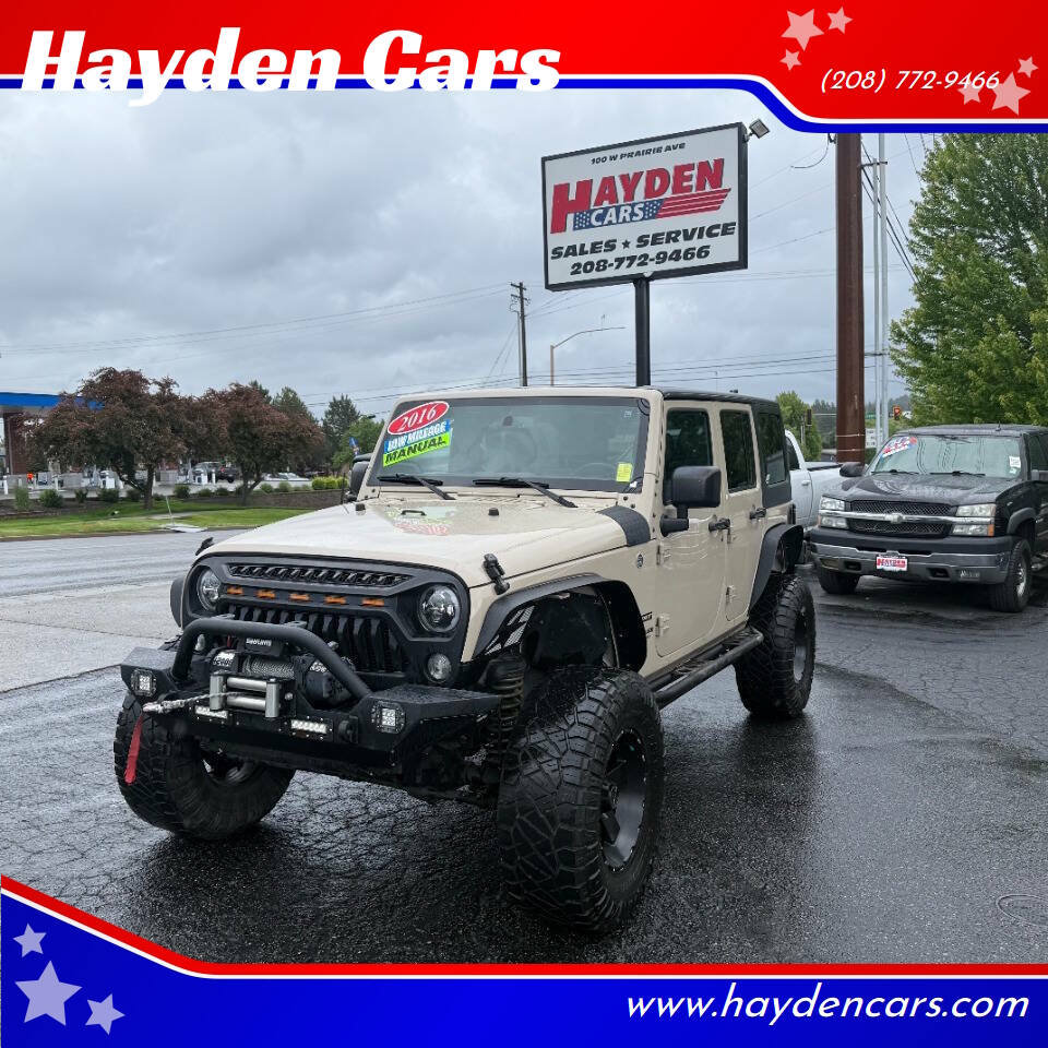 Used 2016 Jeep Wrangler Unlimited Sport w/ Quick Order Package 23S AWD/4WD image 1