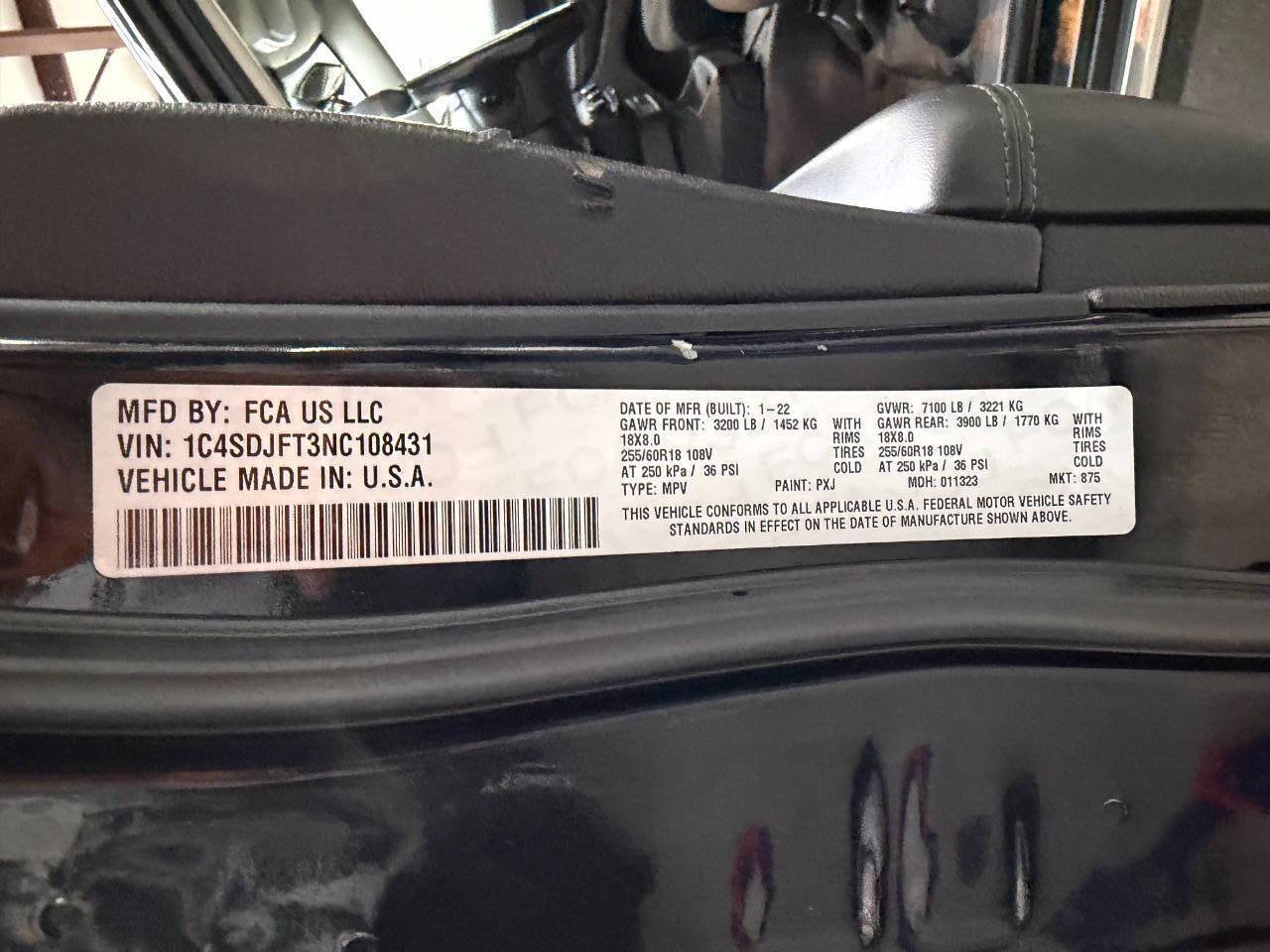 Used 2022 Dodge Durango AWD w/ Skid Plate Group image 30