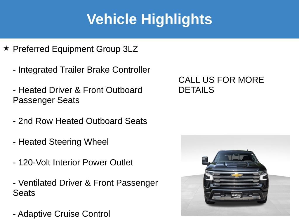 Used 2025 Chevrolet Silverado 1500 High Country w/ High Country Premium Package AWD/4WD image 35