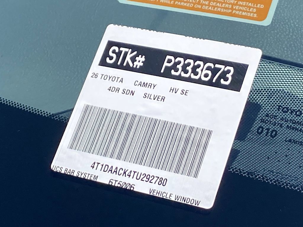 Certified 2026 Toyota Camry SE FWD image 39