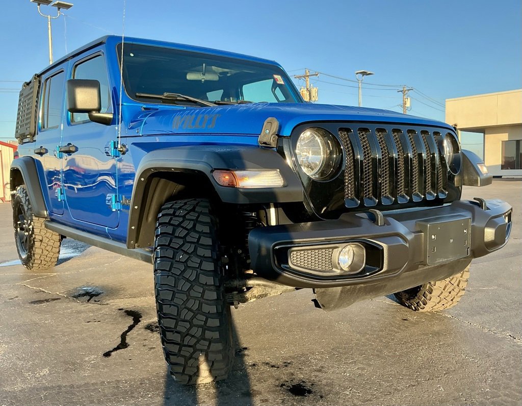Used 2022 Jeep Wrangler Unlimited Willys image 2