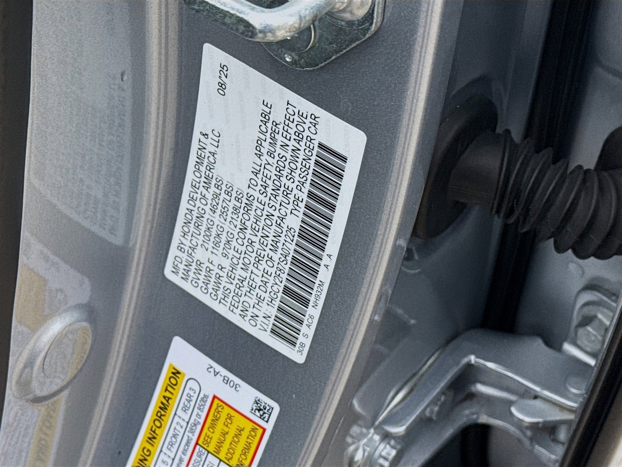 Certified 2025 Honda Accord Touring image 38