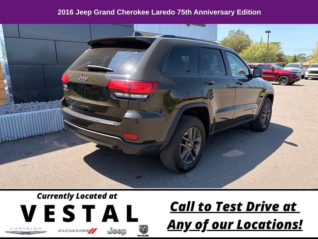 Used 2016 Jeep Grand Cherokee Laredo 75th Anniversary AWD/4WD image 7
