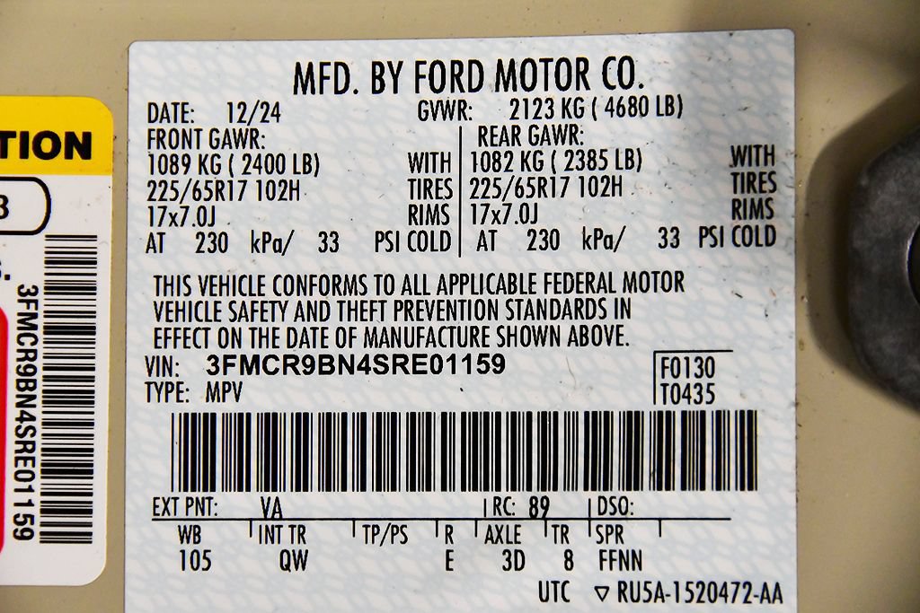Used 2025 Ford Bronco Sport Big Bend w/ Convenience Package AWD/4WD image 14