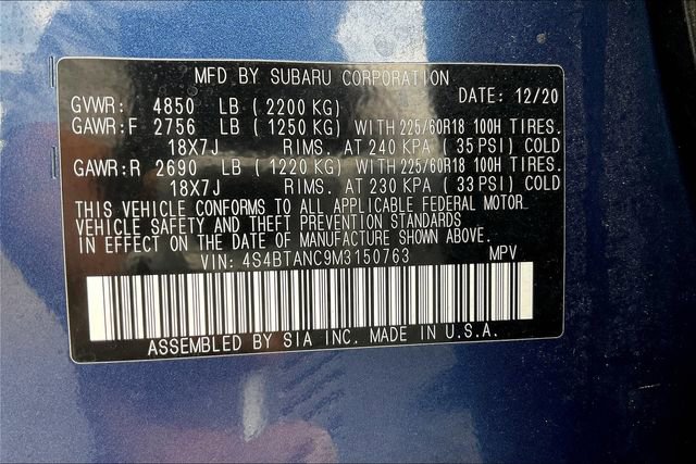 Used 2021 Subaru Outback Limited image 32