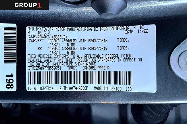 Certified 2023 Toyota Tacoma SR5 AWD/4WD image 37