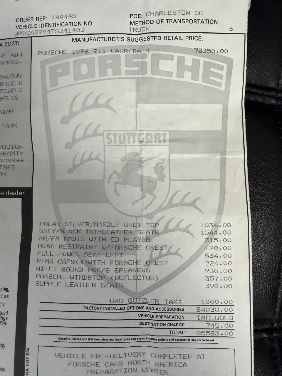 Used 1996 Porsche 911 Carrera 4 AWD/4WD image 32