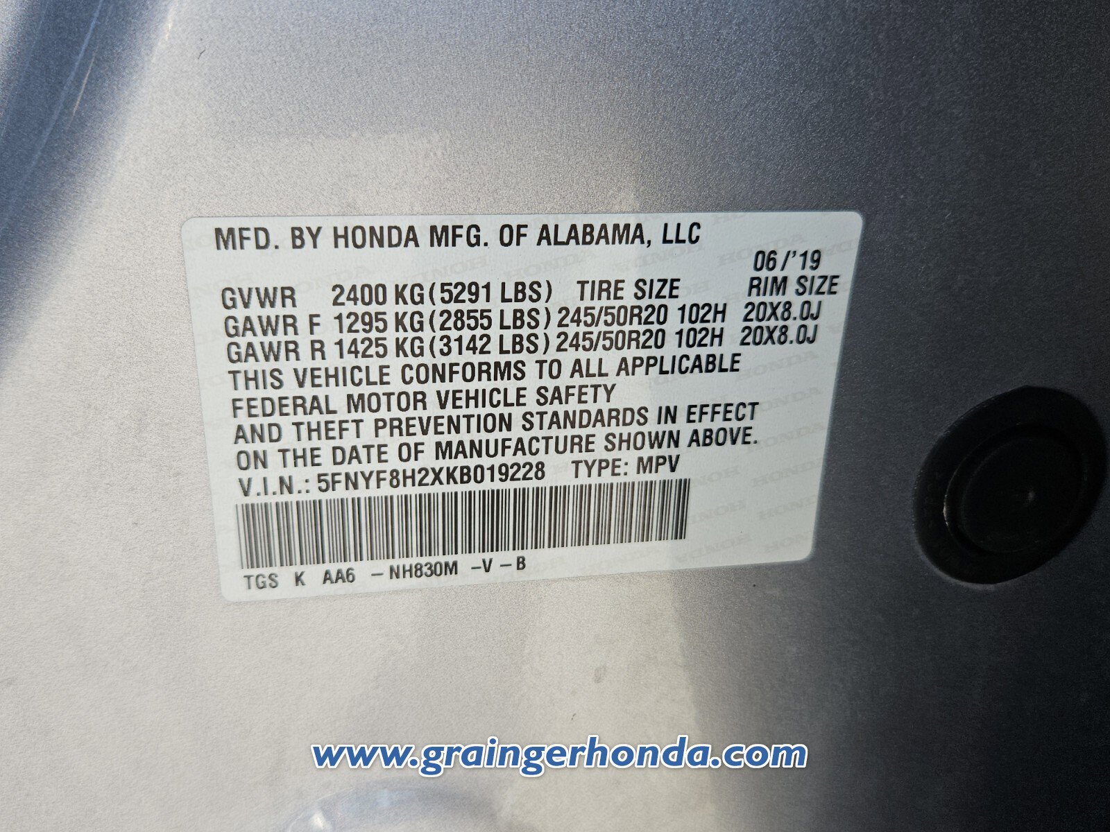 Used 2019 Honda Passport Sport image 14