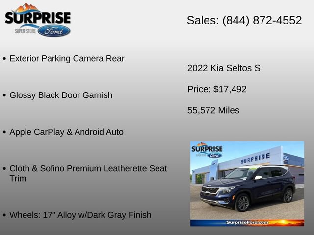 Used 2022 Kia Seltos S FWD image 12